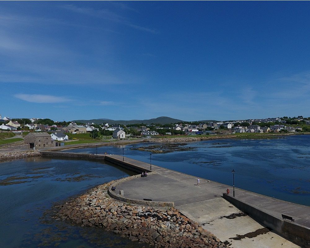 The stunning Dungloe Bay, located on the Wild Atlantic Way on the North West Coast of Donegal . 