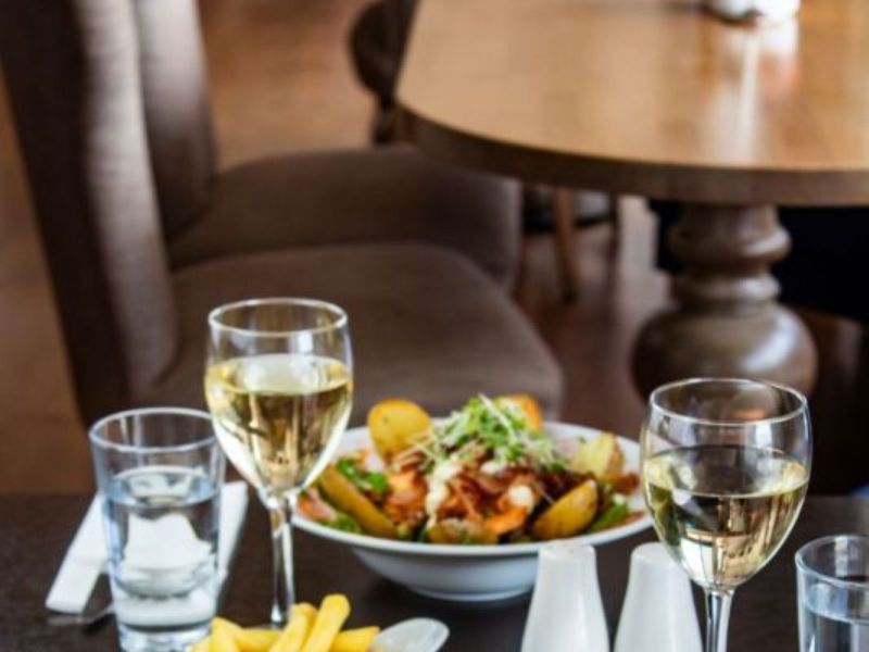 Steak and chips www.waterfronthoteldungloe.ie